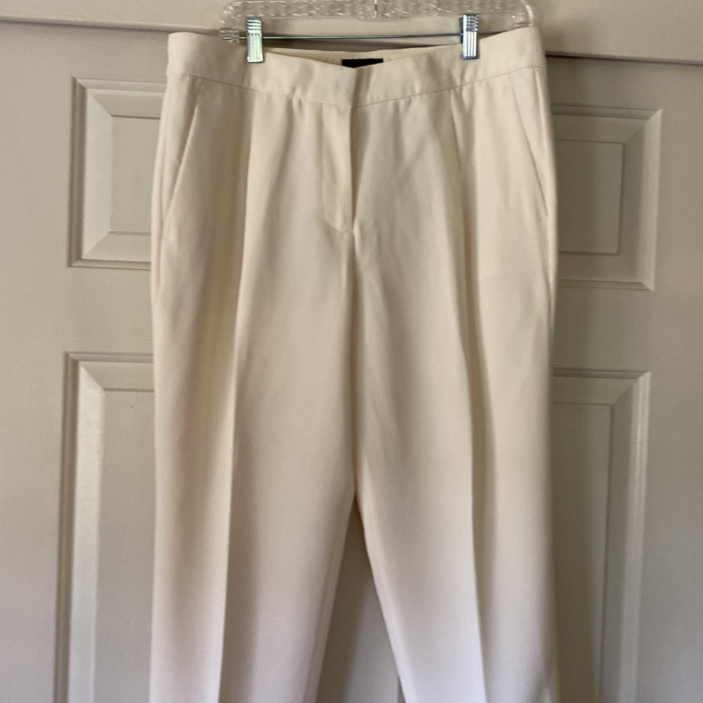 J.CREW CREAM SLACKS! SIZE 12 NWT
